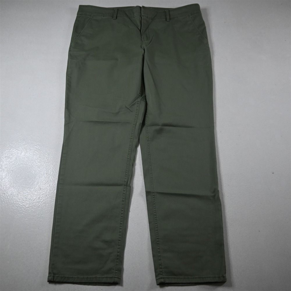 LOFT‎ 14 Green Marisa Skinny Stretch Chino Womens Pants